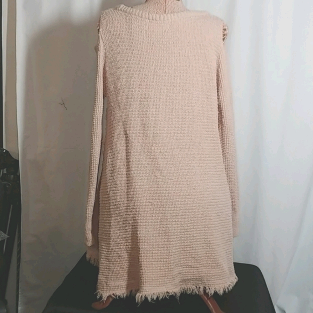 Ruby Moon Cold Shoulder Boho Knit Tunic - image 2